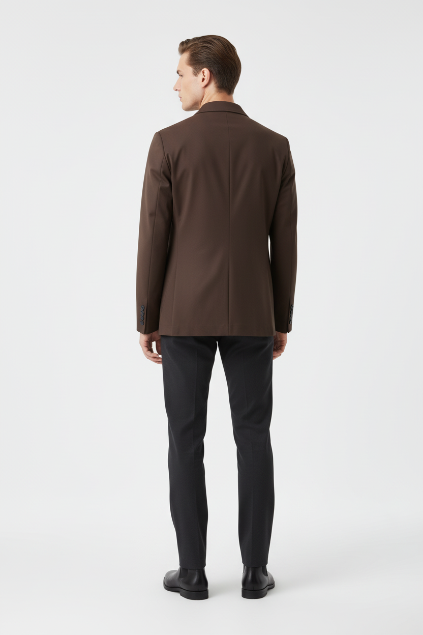 Bruine Jacket Achterkant