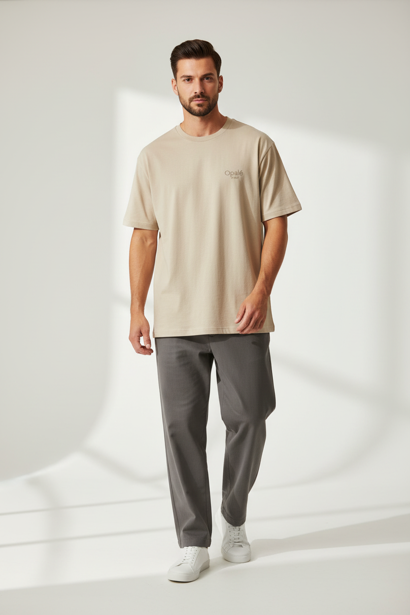 Monaco T-shirt Beige