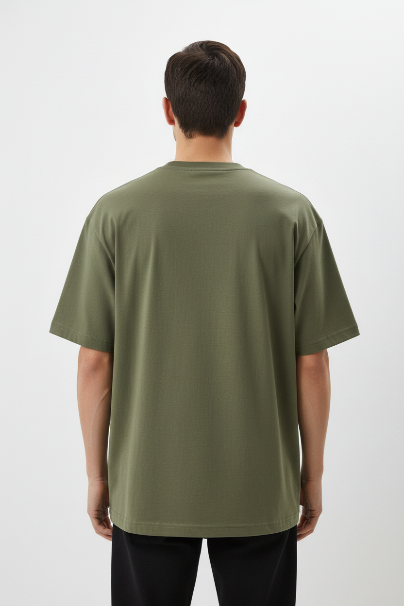 Monaco T-shirt Groen Achterkant Clean