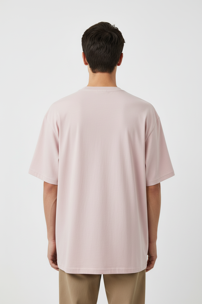 Monaco T-shirt Roze Achterkant
