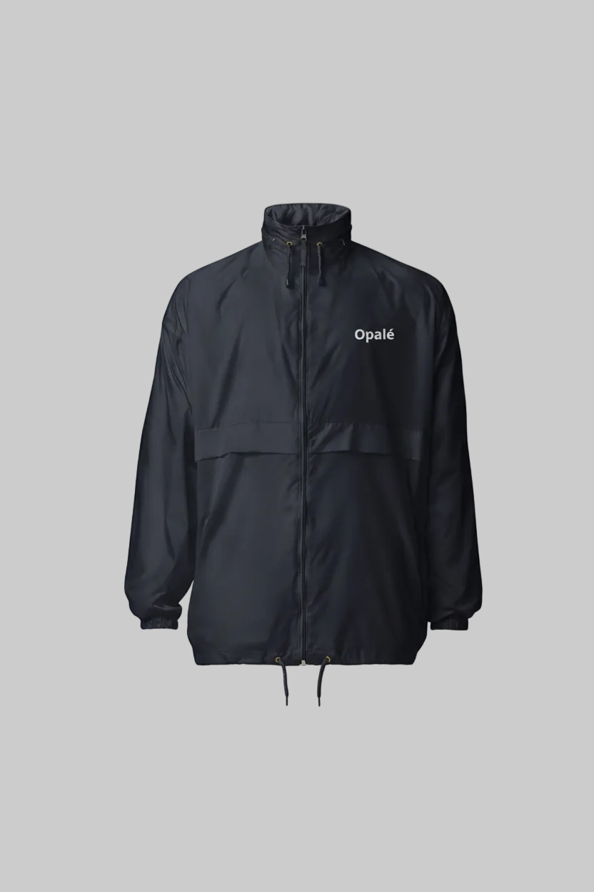 Navy Windbreaker