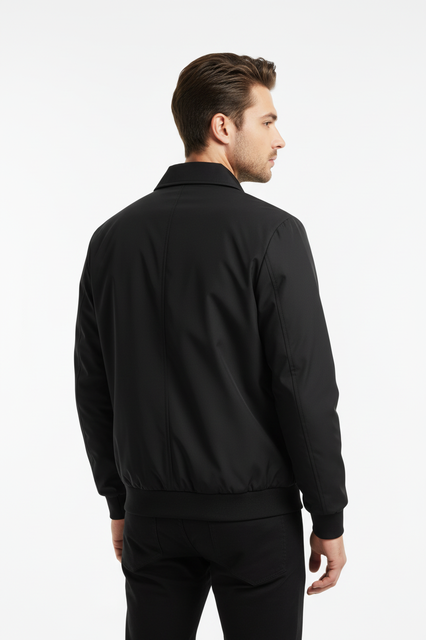 Zwarte Jacket Achterkant