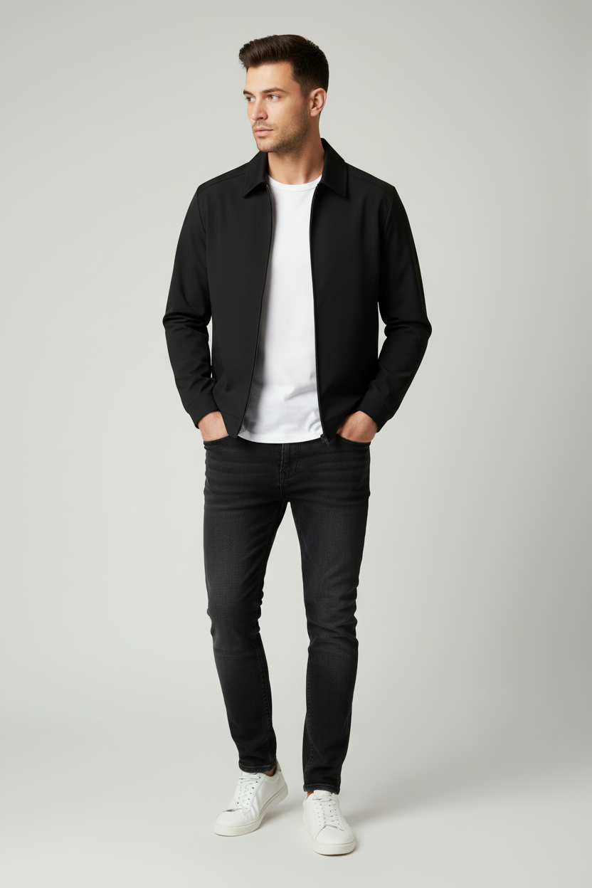Zwarte Jacket Lifestyle 1